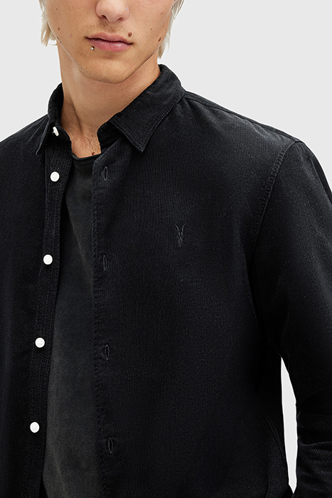 BIRCHWOOD LS SHIRT JET BLACK 7