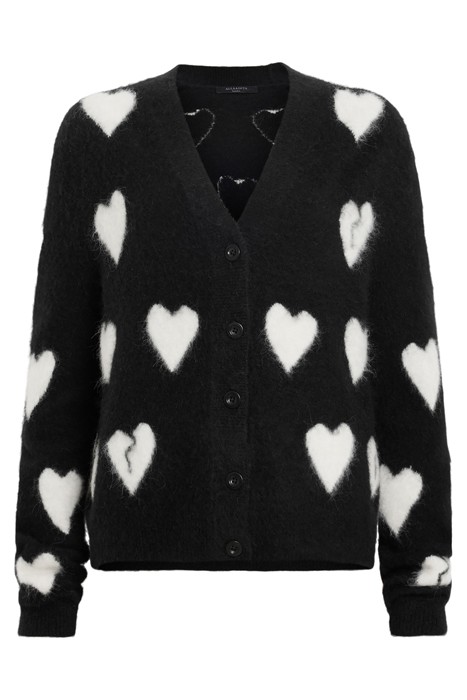 AMORA CARDIGAN BLACK/CHALK WHITE 4