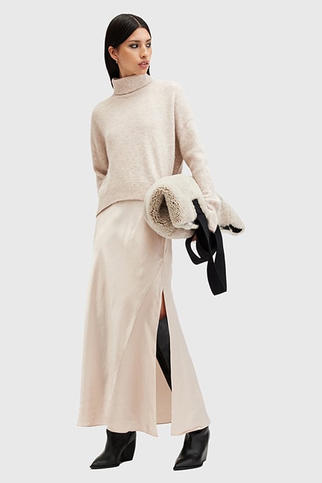 NICO DRESS FAWN BROWN 3