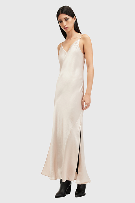 NICO DRESS FAWN BROWN 4