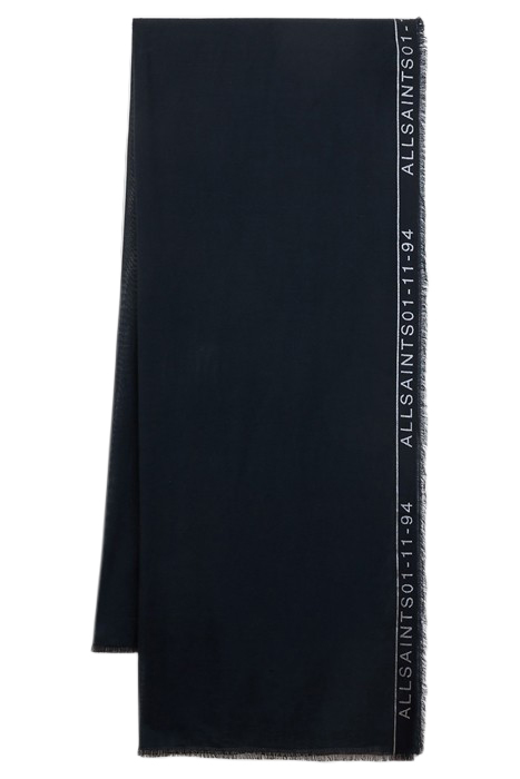 LUREX SELVEDGE SCARF BLACK/GUNMETAL 3