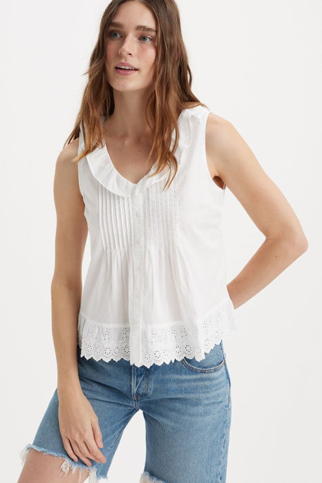 FAUNA BLOUSE BRIGHT WHITE 5