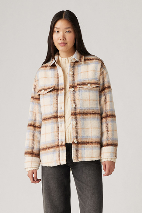 LOLA SHACKET MAJORIE PLAID SUNNY CREAM P 1