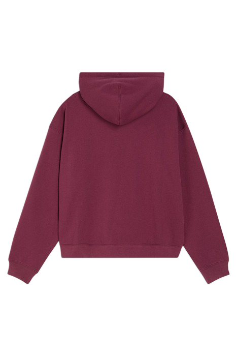 EVERYDAY ZIP HOODIE BURGUNDY BRUSHED FLE 4