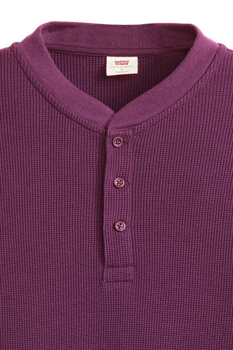 LS THERMAL 3 BTTN HENLEY POTENT PURPLE 4