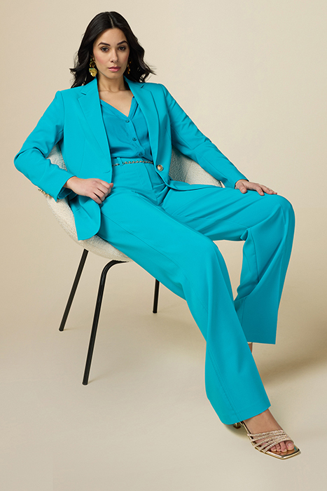 TECHNICAL FABRIC BLAZER BLUE 4