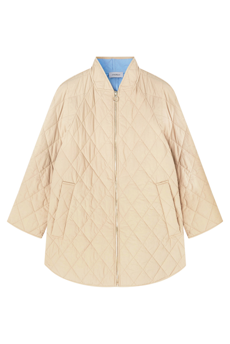 QUILTED JACKET WITH CONTRASTING LINING NATURAL 4