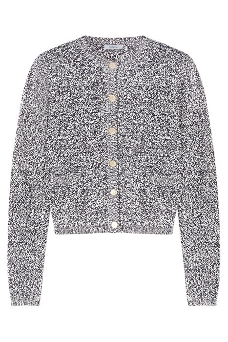 SHORT KNITTED CARDIGAN WHITE 3