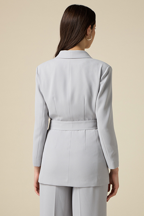 STRETCH CREPE FABRIC BLAZER GREY 2