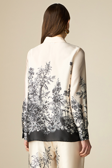 PATTERNED SATIN SHIRT WHITE 2