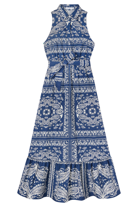 FOULARD PATTERNED CHEMISIER DRESS BLACK 3