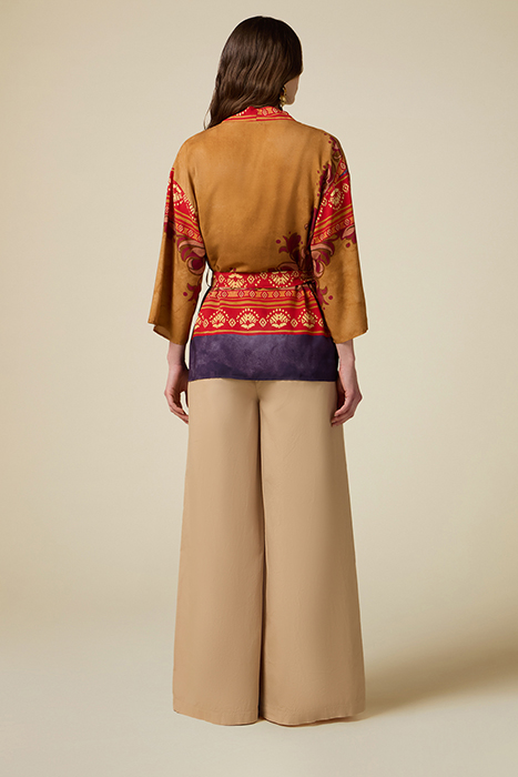 VISCOSE KIMONO JACKET YELLOW 2