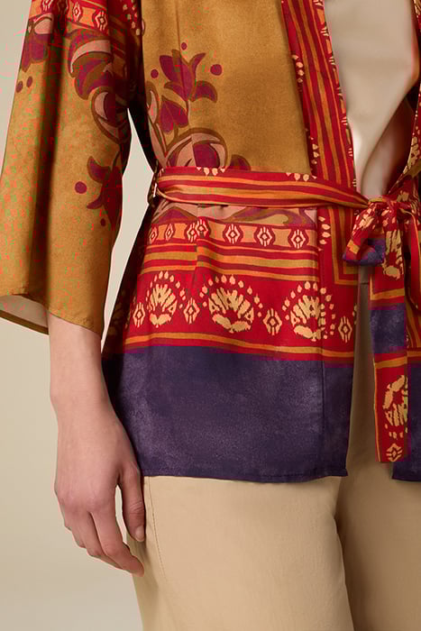 VISCOSE KIMONO JACKET YELLOW 4