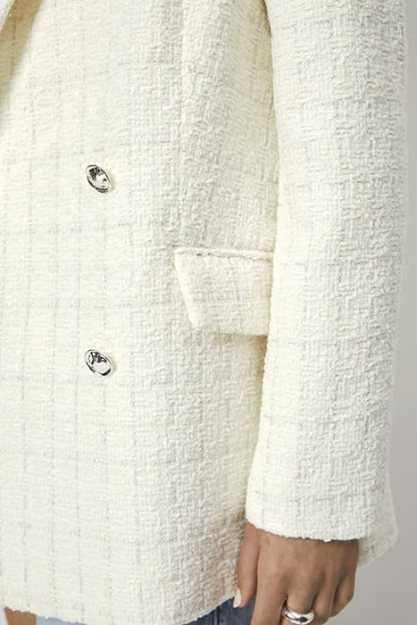 RENOIR BOUCLÉ BLAZER BUTTER CREAM 8