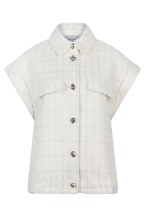 DENVER BOUCLÉ WAISTCOAT BUTTER CREAM 14