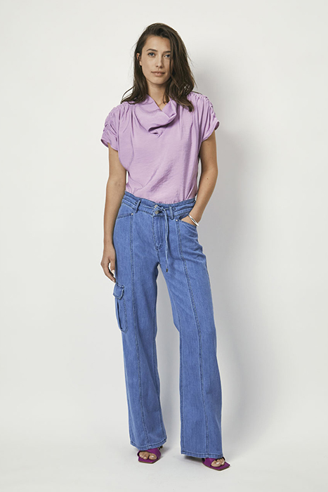 BLOOM DRAPEY DETAILED TOP FONDANT PINK 9