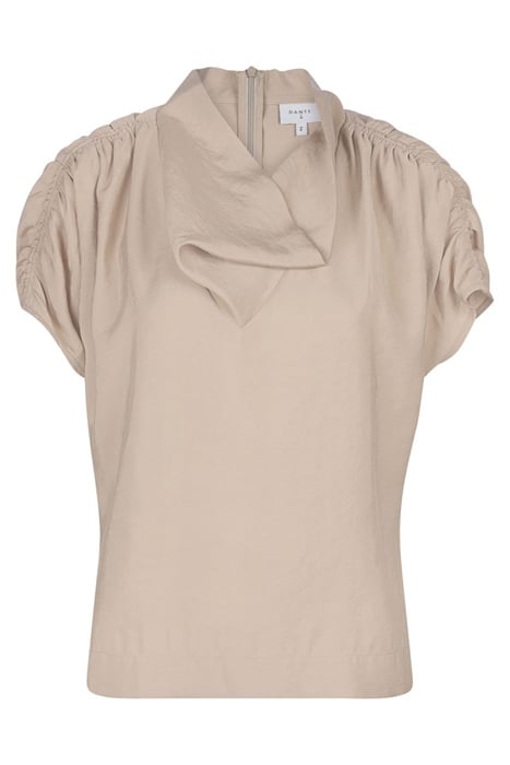 BLOOM DRAPEY DETAILED TOP DRY SAND 10