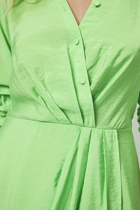 SUKA MIDI DRESS GREEN FLARE 5