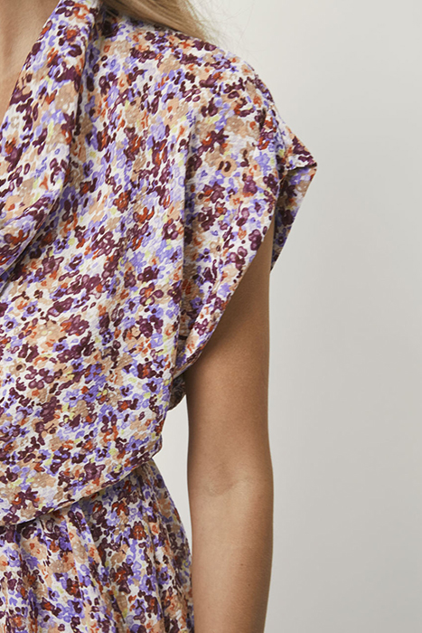 HANNA PRINTED MINI DRESS MULTICOLOUR 8