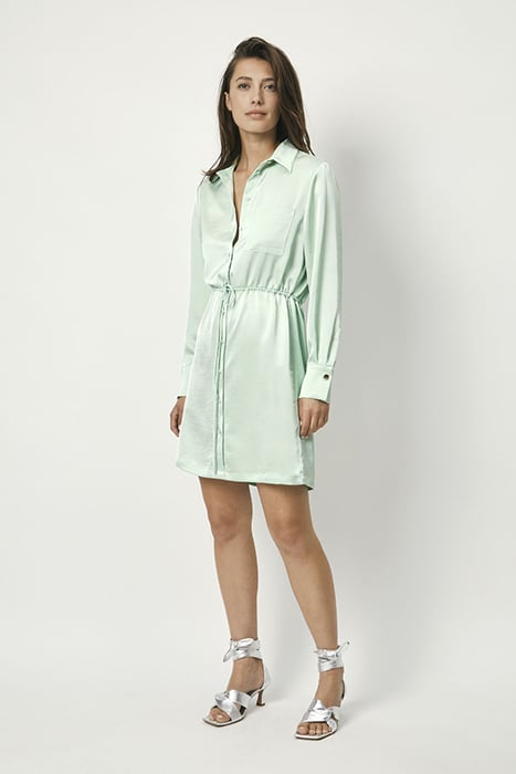 NICOLA SHIRT DRESS PISTACHIO 11