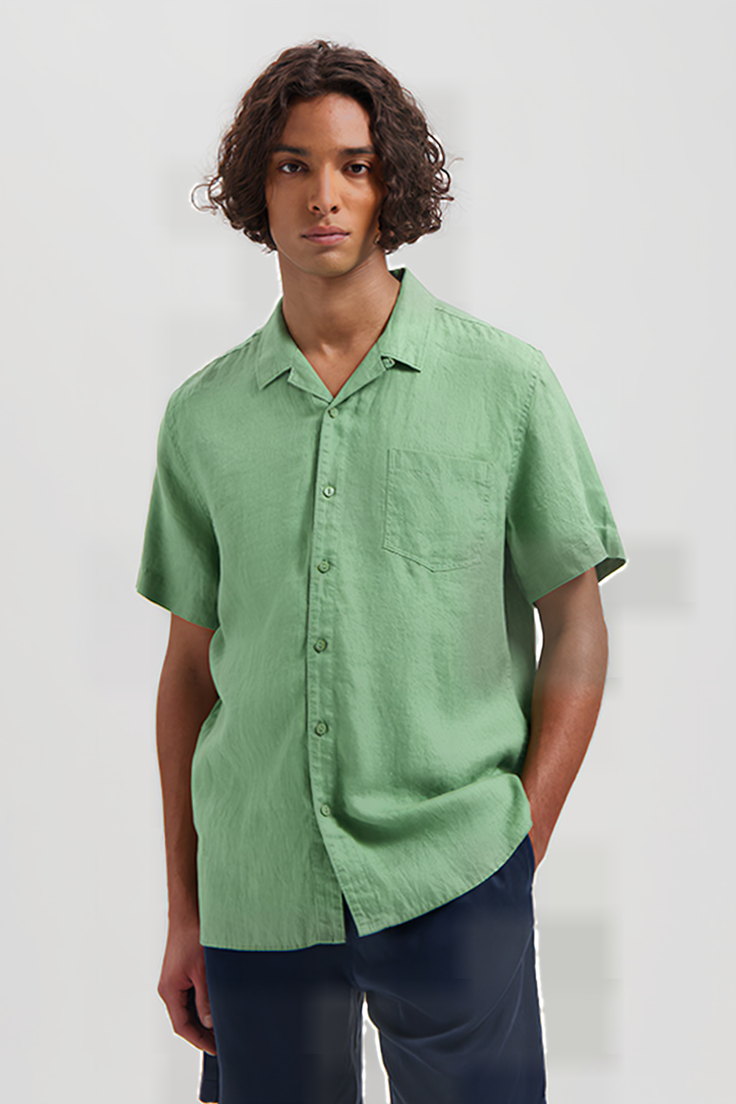 DS_COLTER RESORT SHIRT LODEN FROST 1