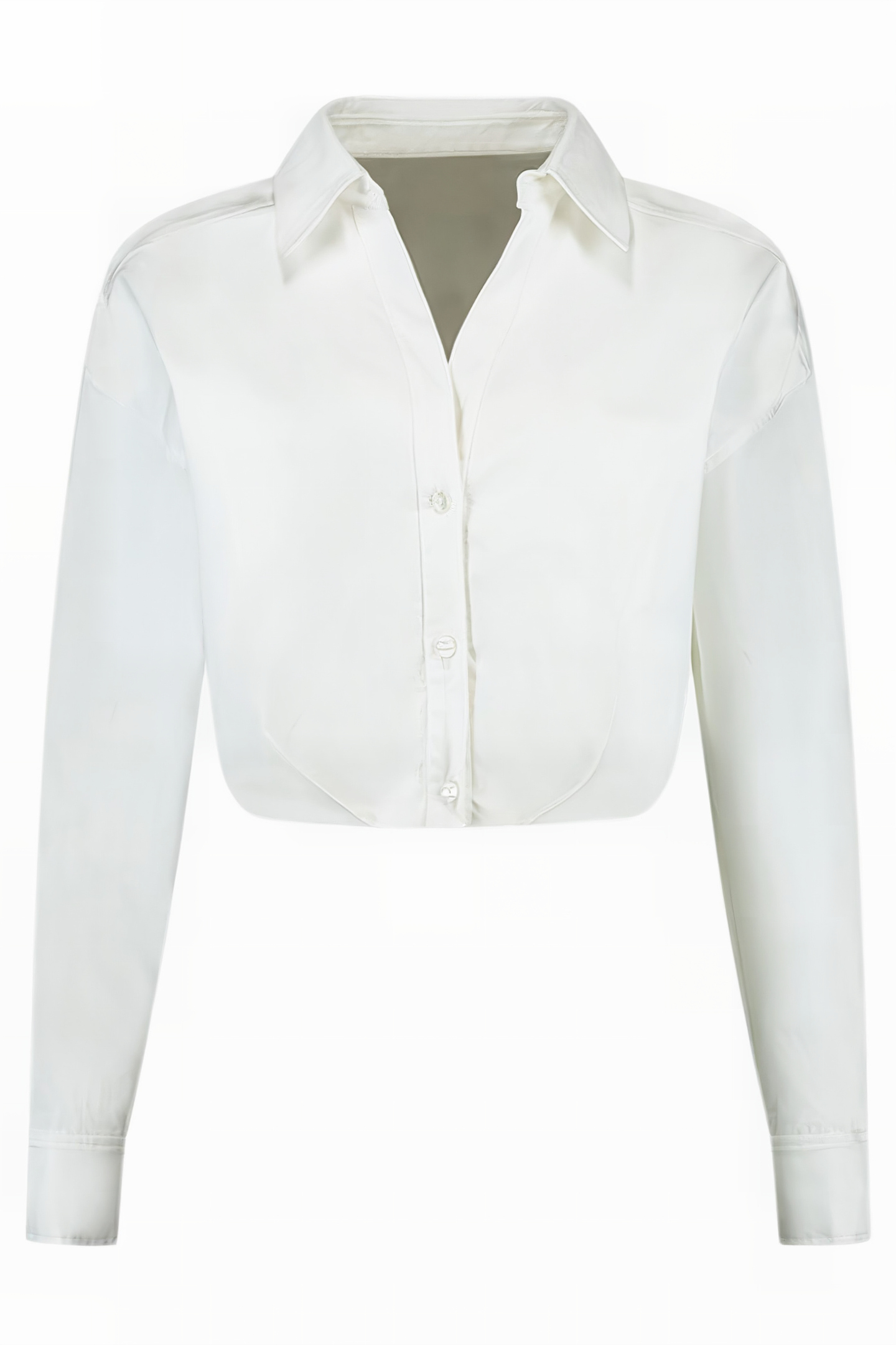 CROPPED BLOUSE STAR WHITE 1