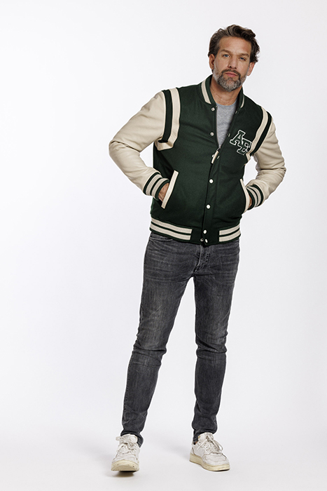 GENE JACKET GREEN / OFF WHITE 3