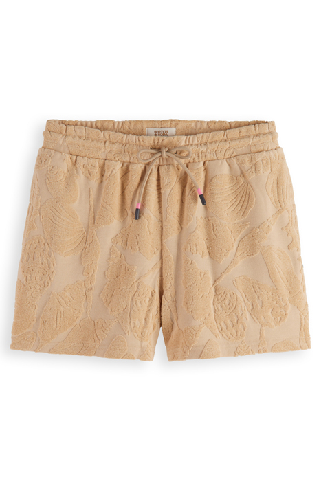 JACQUARD TOWELING SHORTS MOCCA 4