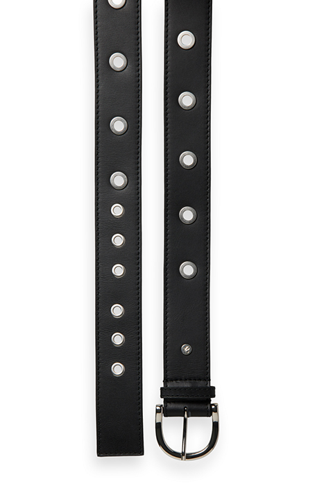 EYELETS BELT BLACK 2