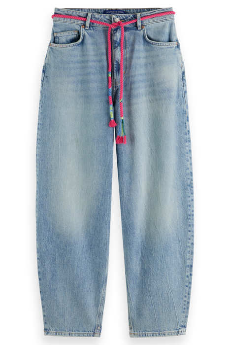 THE TIDE HIGH RISE BALLOON FIT JEANS - UNDERWATER 4