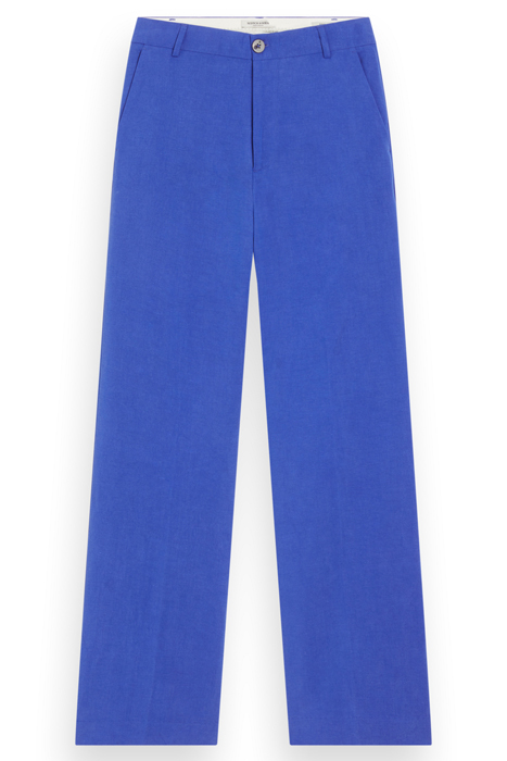 EDIE - HIGH RISE WIDE LEG TROUSERS ELECTRIC BLUE 4