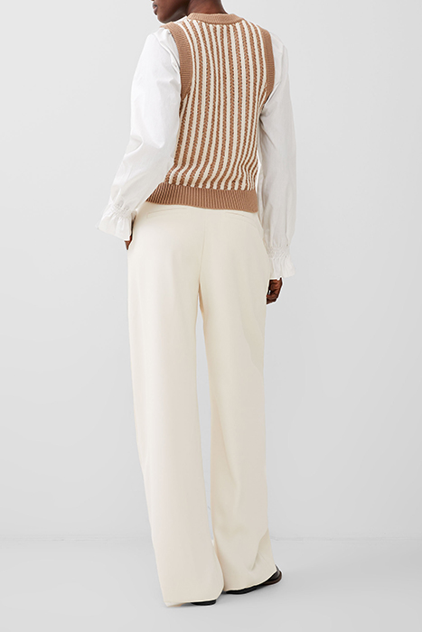 MOMA VEST MIX CAMEL/CLASSIC CREAM 3