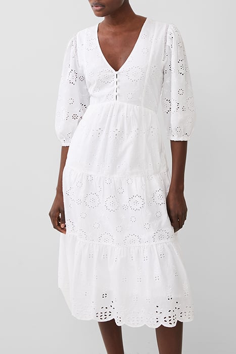 BRODERIE ANGLAISE LINEN WHITE 1