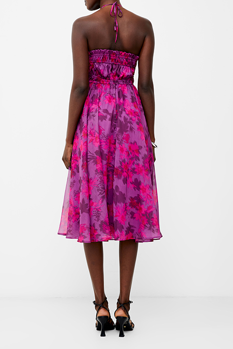 ARLA HALLIE CRINKLE DRESS MEADOW MAUVE 2