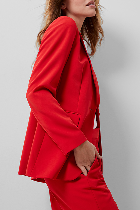 ECHO SINGLE BREASTED BLAZER TRUE RED 3