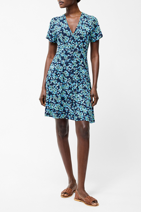 BENEDETTA FLIPPY DRESS SZ18 MIDNIGHT MULTI 3