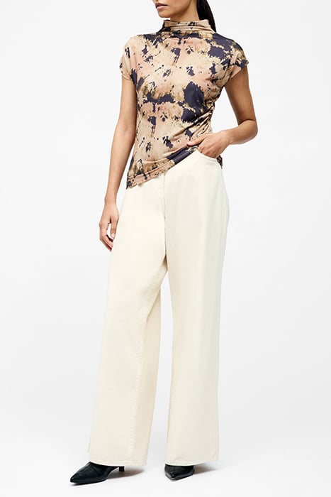 AVA RUCHED TOP MOCHA MOUSSE/CHOC 2