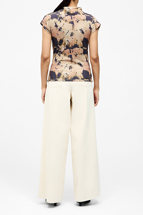 AVA RUCHED TOP MOCHA MOUSSE/CHOC 3