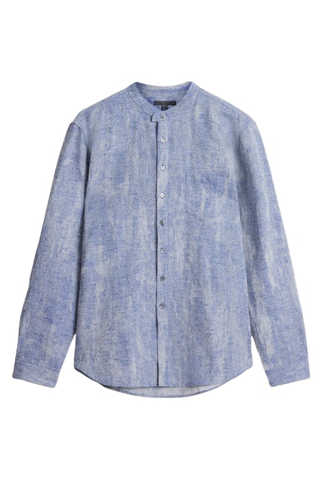 SLIM FIT SHIRT WITH EXTEN DUSTY BLUE 2