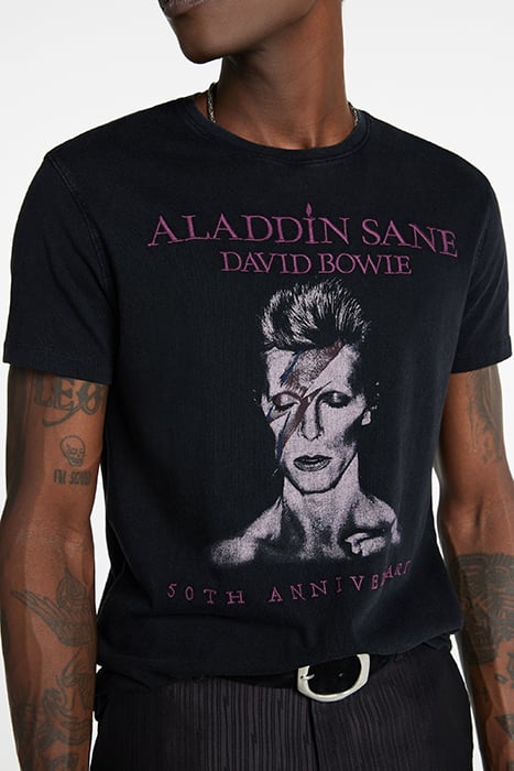 SS CREW TEE - ALADDIN SANE BLACK 3