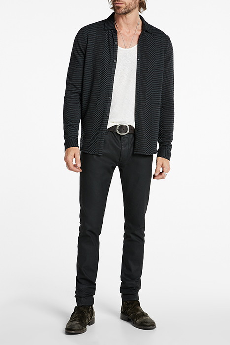 HENDERSON LS SHIRT IN BRO BLACK 1