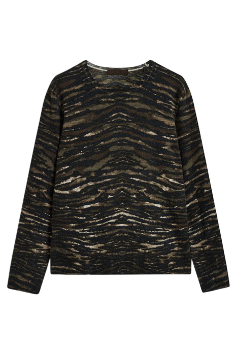 SOBRADO REGULAR FIT LS SWEATER DARK BROWN 2