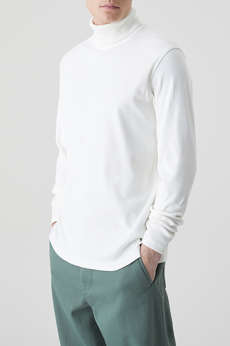 TURTLENECK LONGSLEEVE T-SHIRTS MARBLE WHITE 4
