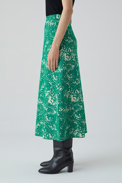 KNITTED SKIRT SKIRTS GREEN PATINA 5