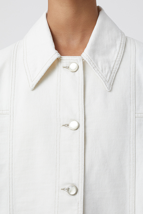 JACKET WITH SEAMING DETAILS JACKETS & COATS CREME 5