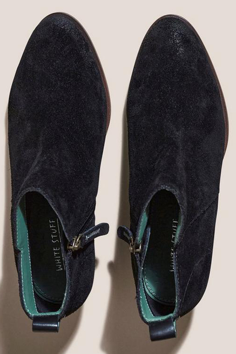 WILLOW SUEDE ANKLE BOOT PURE BLACK 3