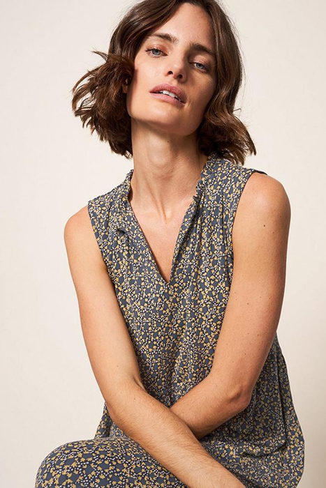 SONIA JERSEY MAXI DRESS GREY MULTI 3