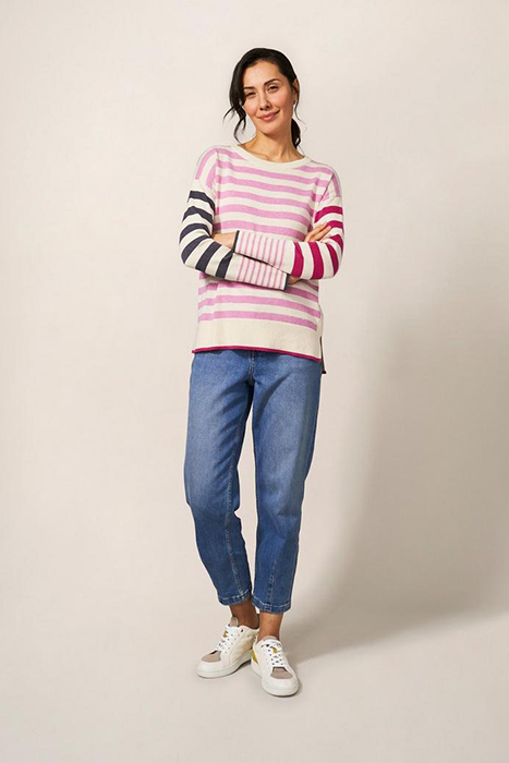 OLIVE JUMPER PINK MULTI 1