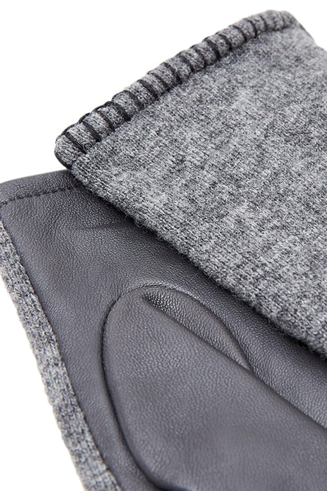 LUCIE LEATHER GLOVE MID GREY 3