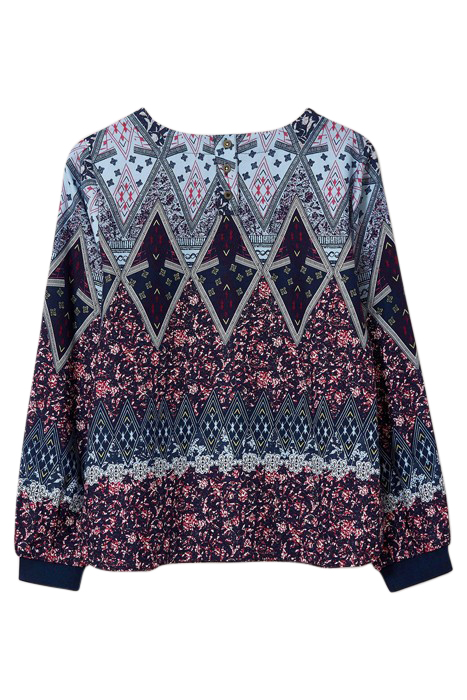 MILA TOP NAVY MULTI 4